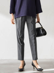 【WEB限定】美シルエット裏起毛ストレッチパンツ≪13号あり/毛玉防止≫