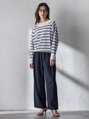 LEVITA Vネックドルマンニットプルオーバー