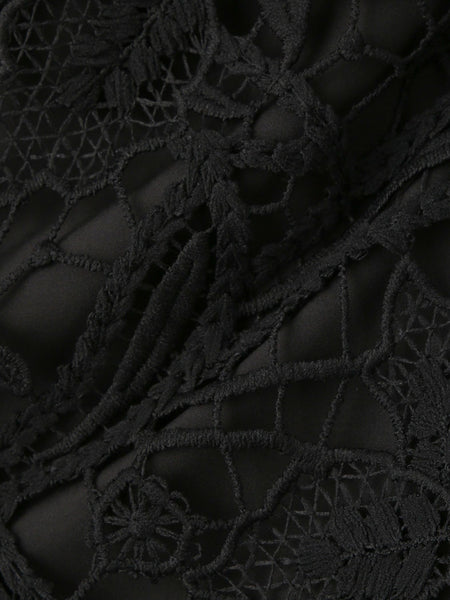 ボタニカルレースブルゾン≪手洗い可能≫