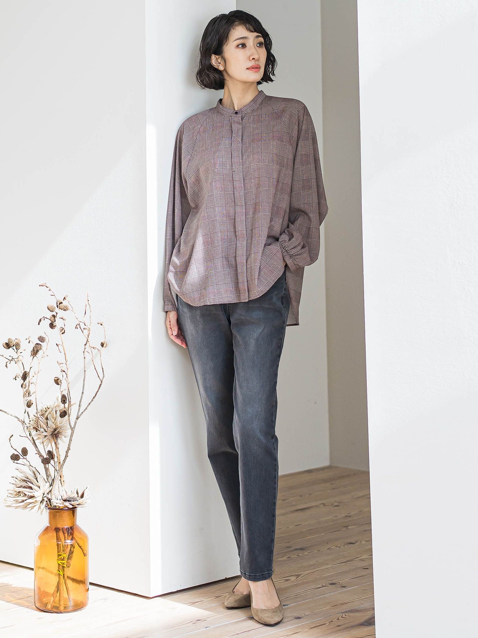 【WEB限定/大きいサイズ】”楽暖”あったか裏起毛スキニーデニム≪洗濯機で洗える≫