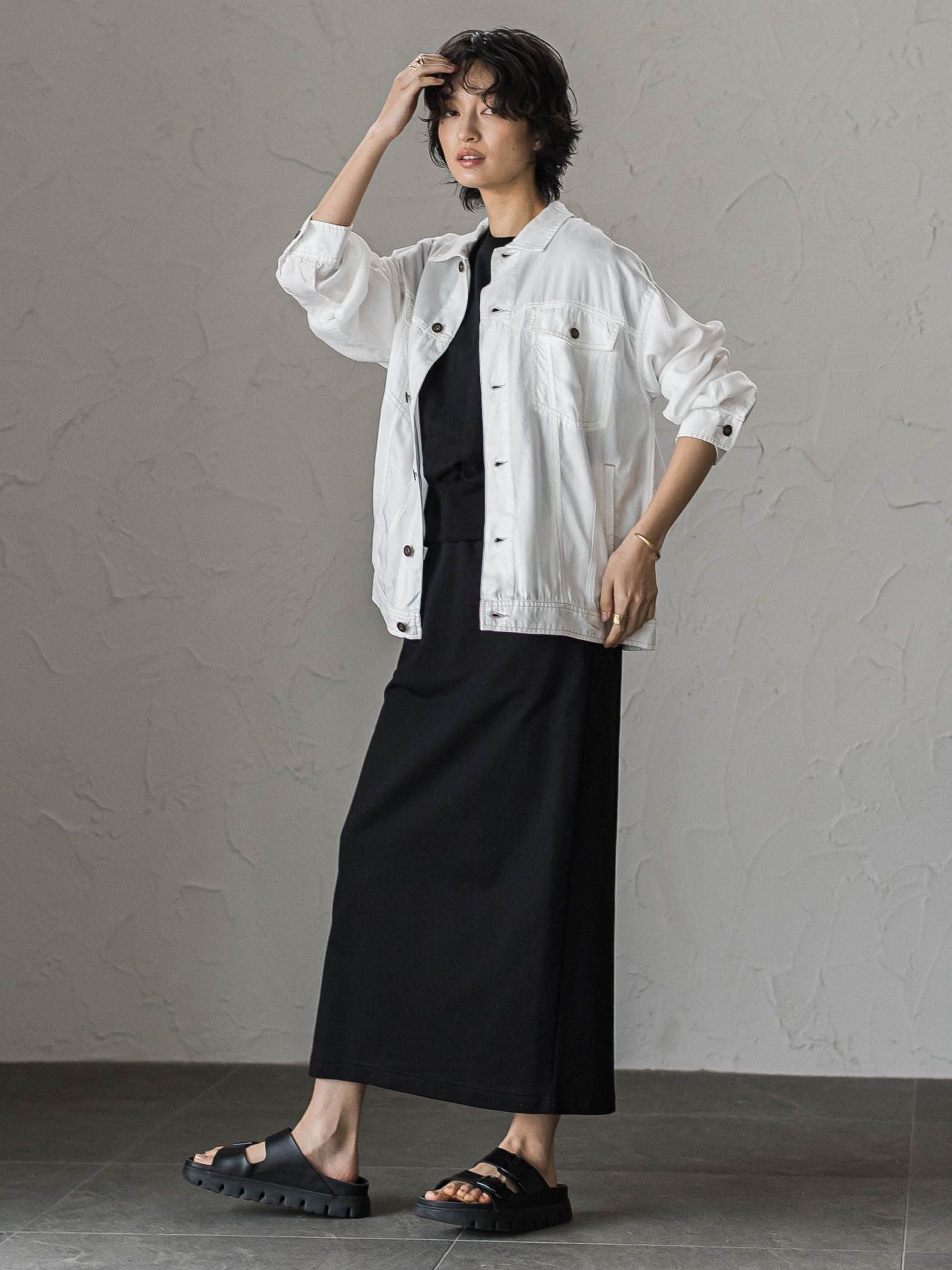 ゆれるデニムジャケット