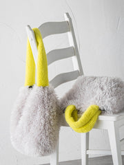 バイカラーエコファートートバッグ　S