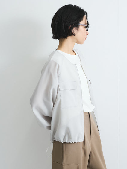 メッシュZIPブルゾン≪手洗い可能≫