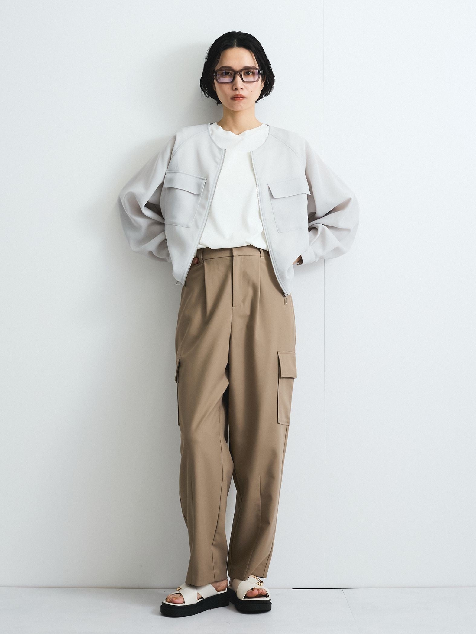 メッシュZIPブルゾン≪手洗い可能≫