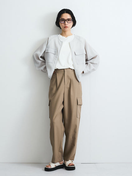 メッシュZIPブルゾン≪手洗い可能≫