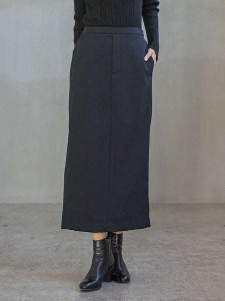 裏起毛タイトスカート≪手洗い可能≫