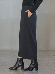 裏起毛タイトスカート≪手洗い可能≫