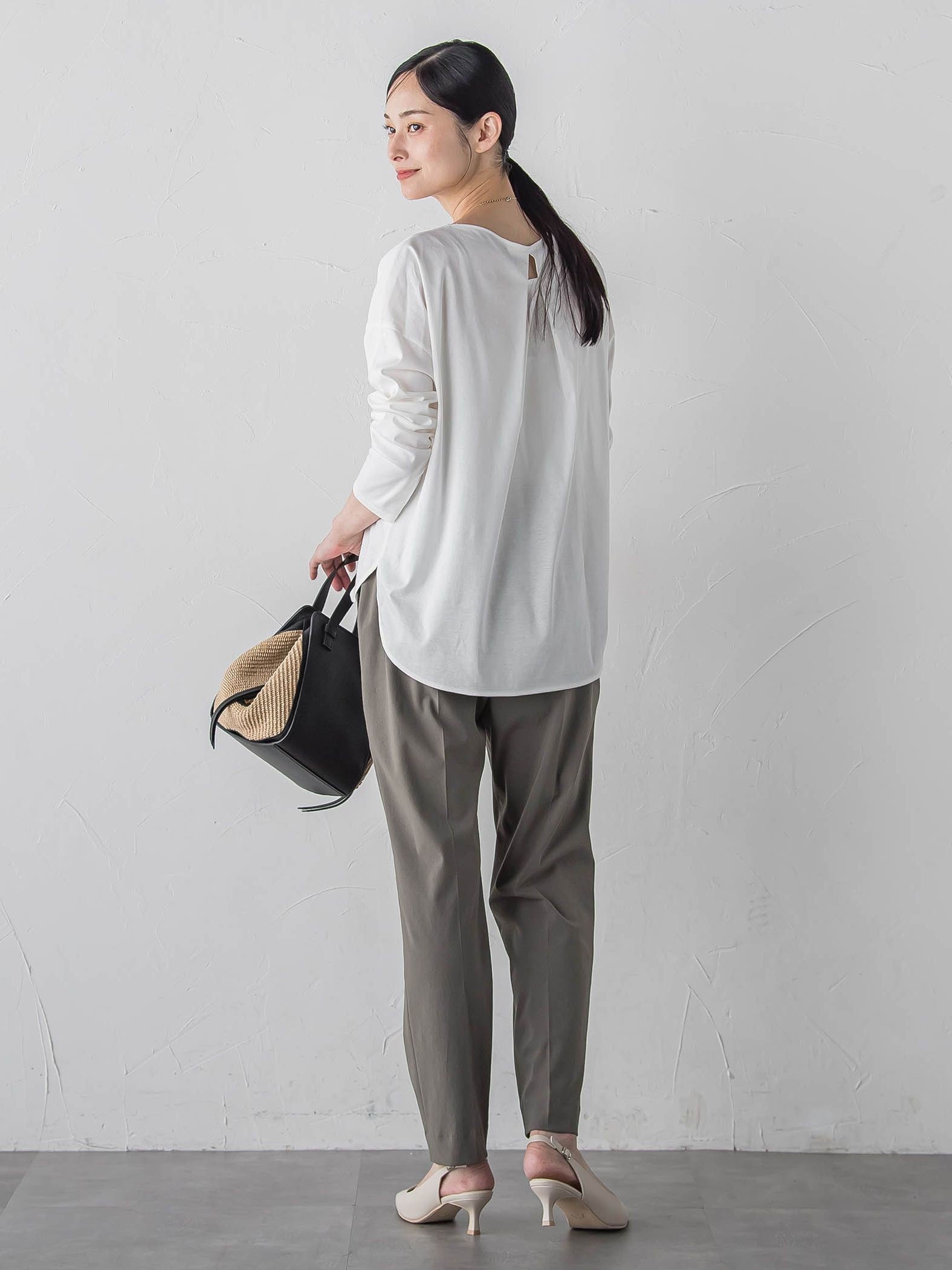 【WEB限定】≪背中美人革命≫汗染み防止バックポイントロンT