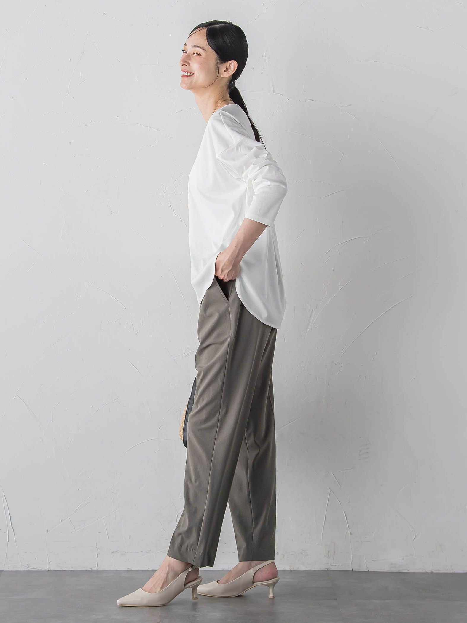 【WEB限定】≪背中美人革命≫汗染み防止バックポイントロンT