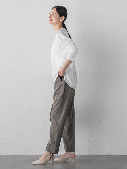 【WEB限定】≪背中美人革命≫汗染み防止バックポイントロンT