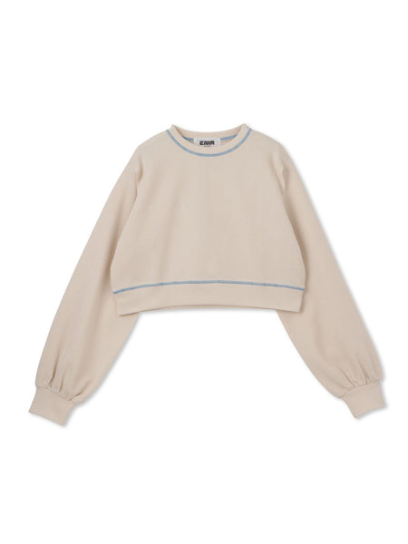 【ENIM BY VICKY】2wayスリーブオーバークロップドトップス《手洗い可能》