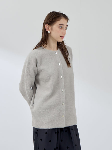 フェレットタッチWフェイスニットジャケット≪手洗い可能≫