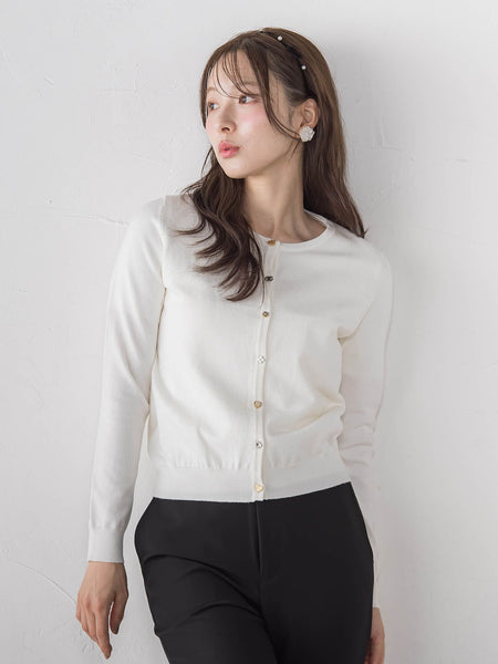 45TH限定≪QCロゴ入り≫マルチ釦ツインニット