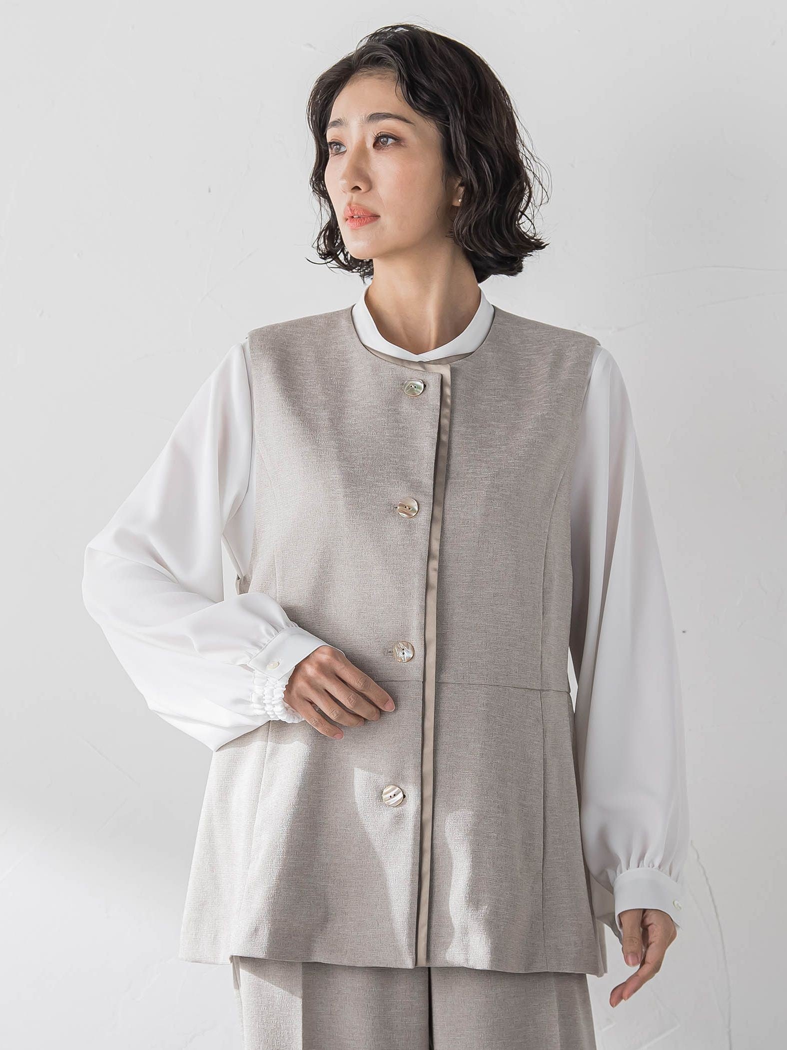 リネンライクオックスジレ