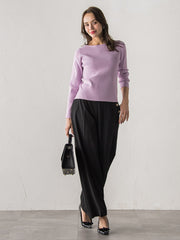 【新色追加】キラキラボタンワイドパンツ≪手洗い可能≫