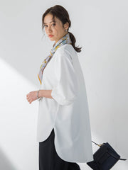 【WEB限定】≪レビュー評価4獲得★≫ ≪大好評につき再々追加生産！≫季節をつなぐ万能Tブラウス