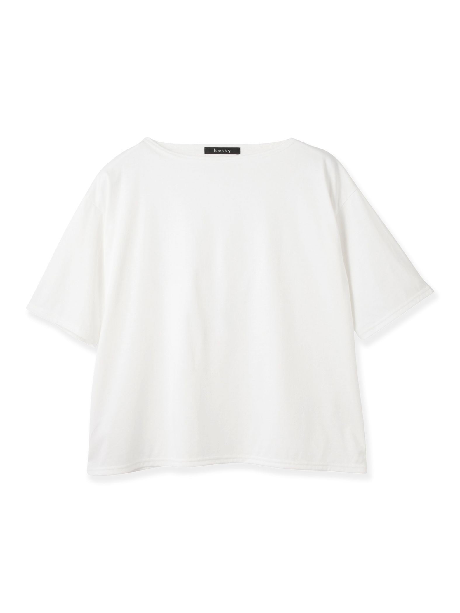 《予約》【連休。涼。軽やかに。】ボートネックT《汗じみ軽減 / 接触冷感》