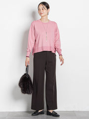 両面起毛ワイドパンツ≪WEB限定13号/洗える/セットアップ対応≫