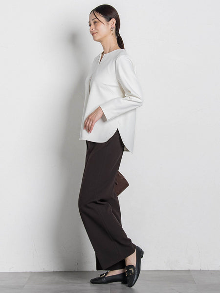 両面起毛ワイドパンツ≪WEB限定13号/洗える/セットアップ対応≫