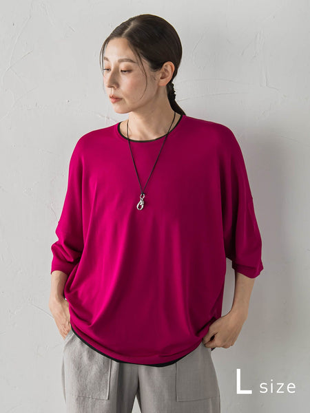 【大きいサイズ】ゆるTシャツニット