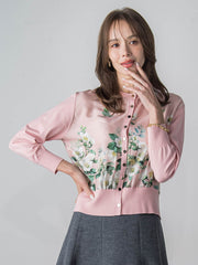 クリスマスローズカーディガン