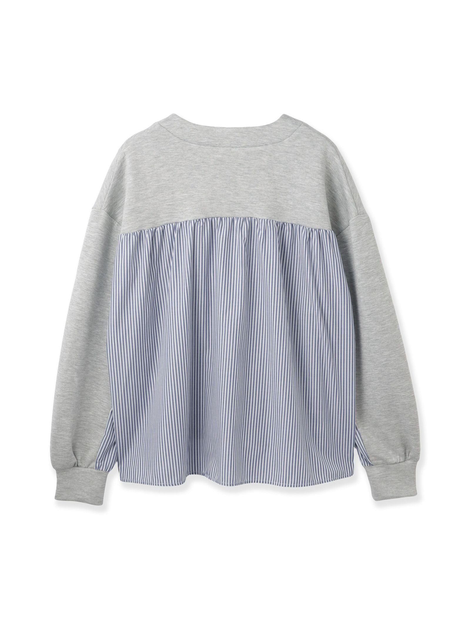 ダンボールバックストライプカーディガン