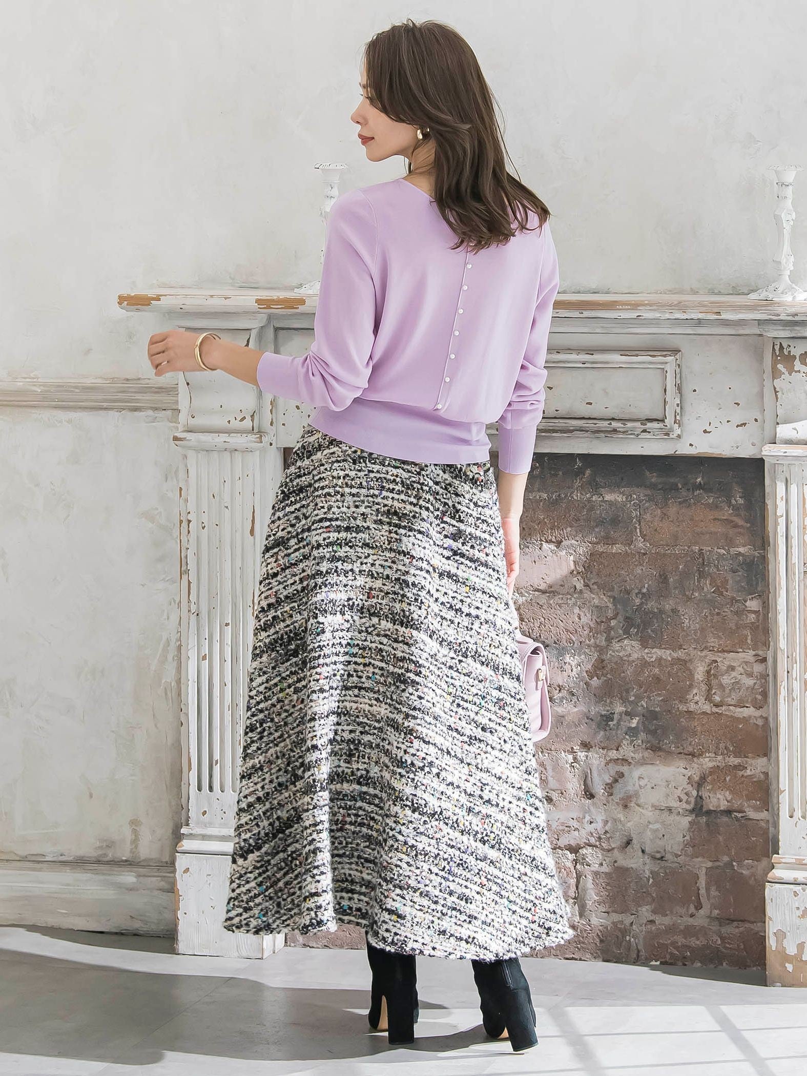 BRISBANE前後2WAYニット≪手洗い可能≫