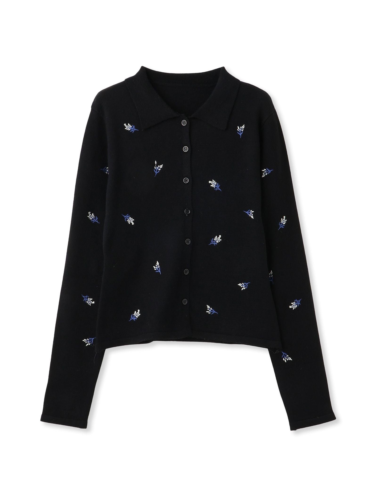 フラワーシシュウニットプルオーバー≪手洗い可能≫