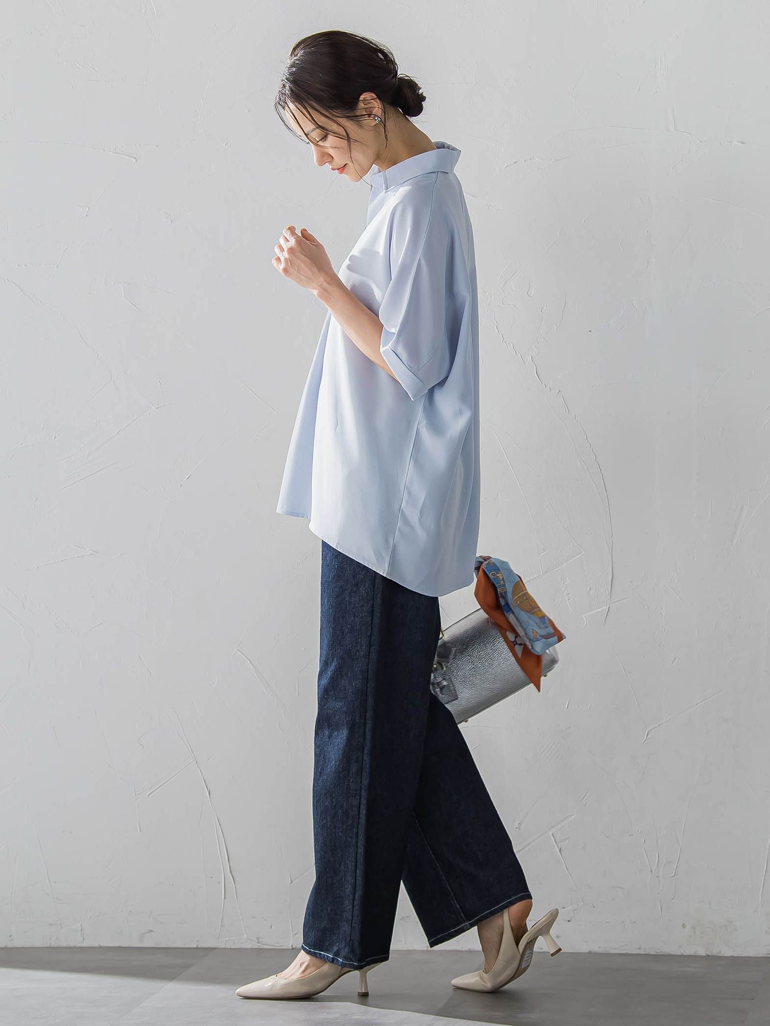 【WEB限定】クールアップブラウス≪セット着用可≫