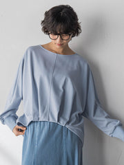 “ 叶える ” タックヘムドルマンショートプルオーバー