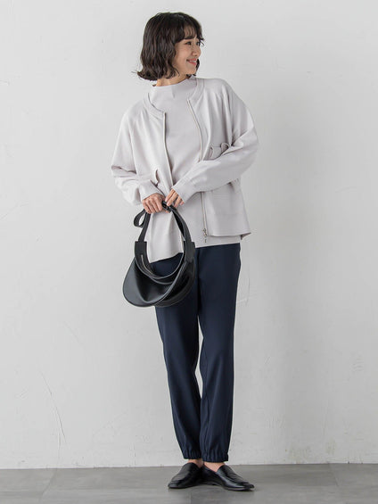 【大きいサイズ】モックネックニット