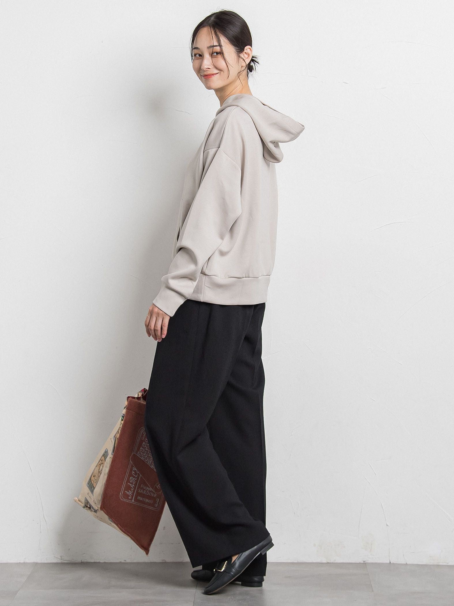 【WEB限定】ふんわリッチパーカー≪手洗い可能≫