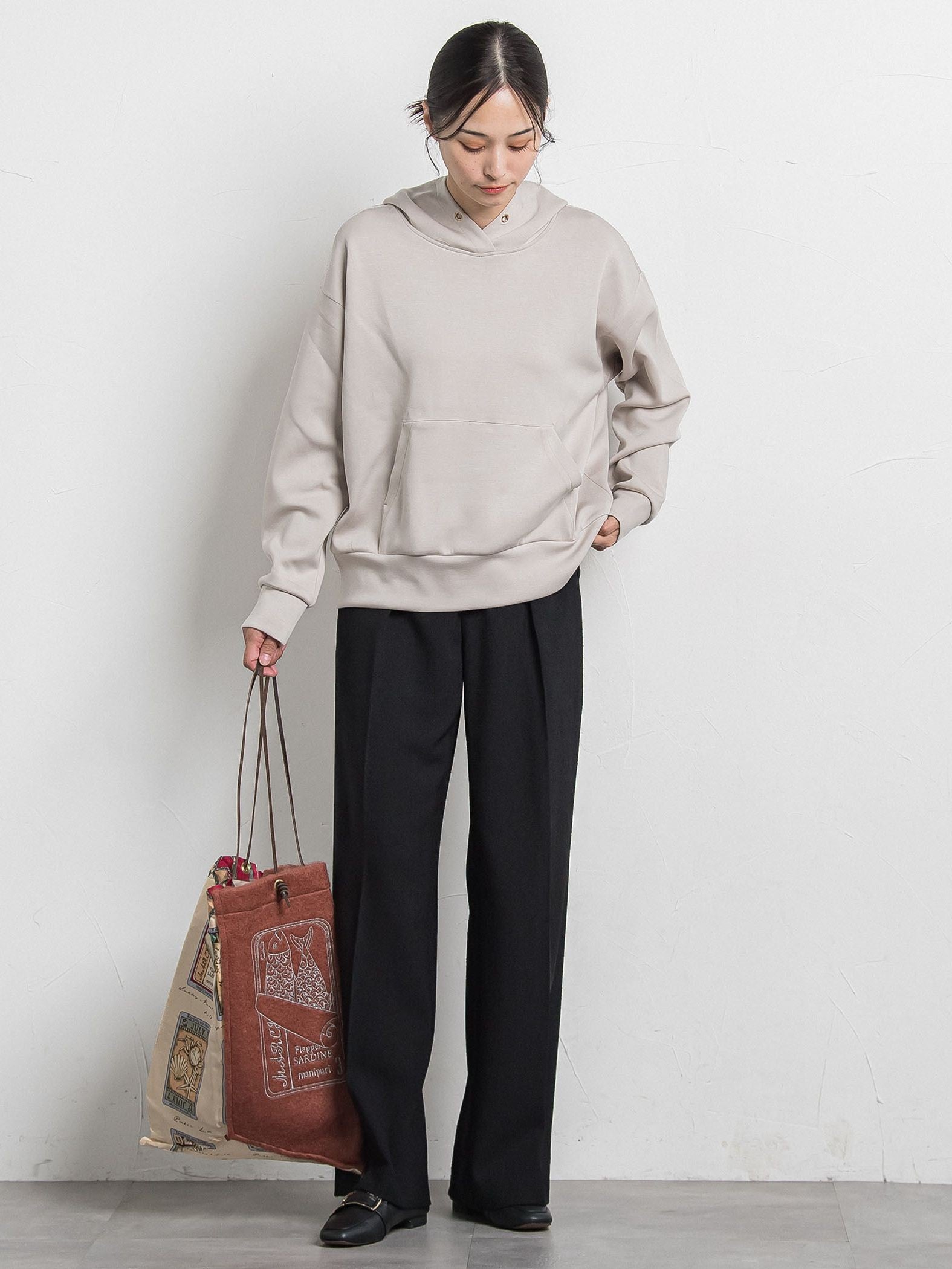 【WEB限定】ふんわリッチパーカー≪手洗い可能≫