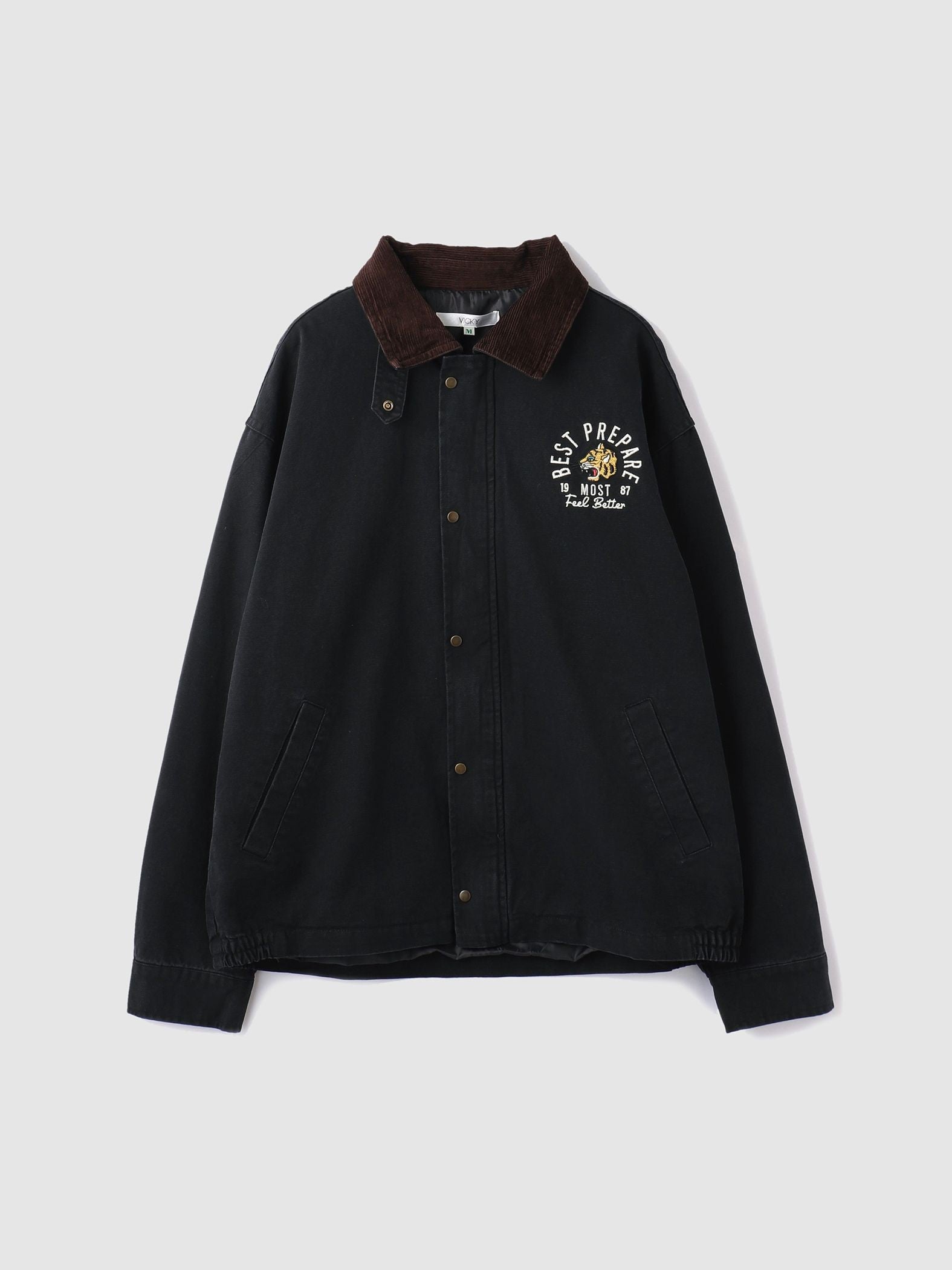 TIGER刺繍ダックジャケット≪手洗い可能≫