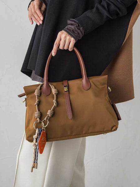 【VIOLAd'ORO】ターンロック付きナイロントートバッグ