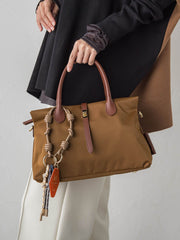 【VIOLAd'ORO】ターンロック付きナイロントートバッグ