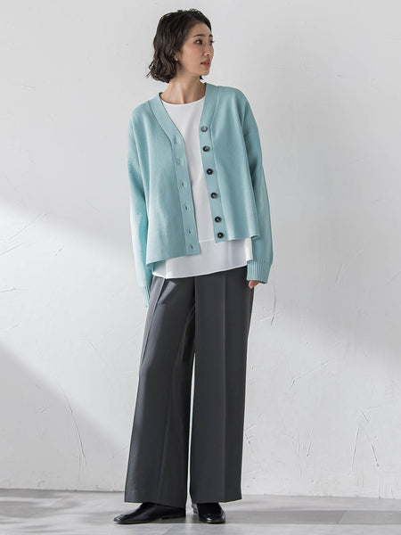 【大きいサイズ/WEB限定カラーあり】スポンディッシュニットカーディガン