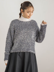 ラメミックスプルオーバー≪手洗い可能≫