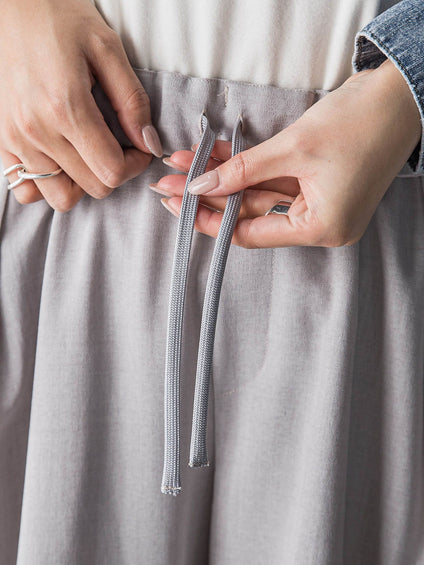 【一瞬で楽とキレイを叶える】タンブラーオックスイージーワイドパンツ≪手洗い可能≫