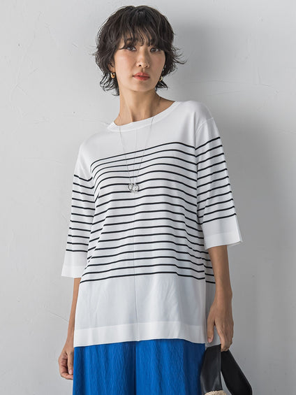 ボーダーTシャツニット