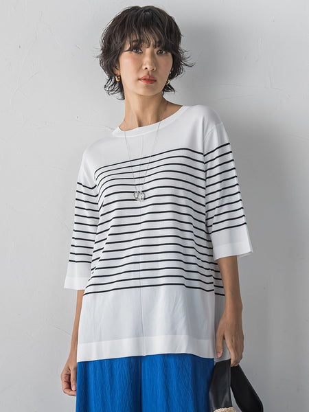 ボーダーTシャツニット