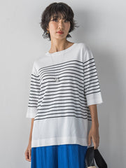 ボーダーTシャツニット