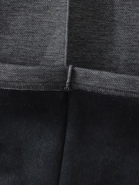 【WEB限定/大きいサイズ】”楽暖”裏起毛ワイドパンツ≪洗濯機で洗える≫