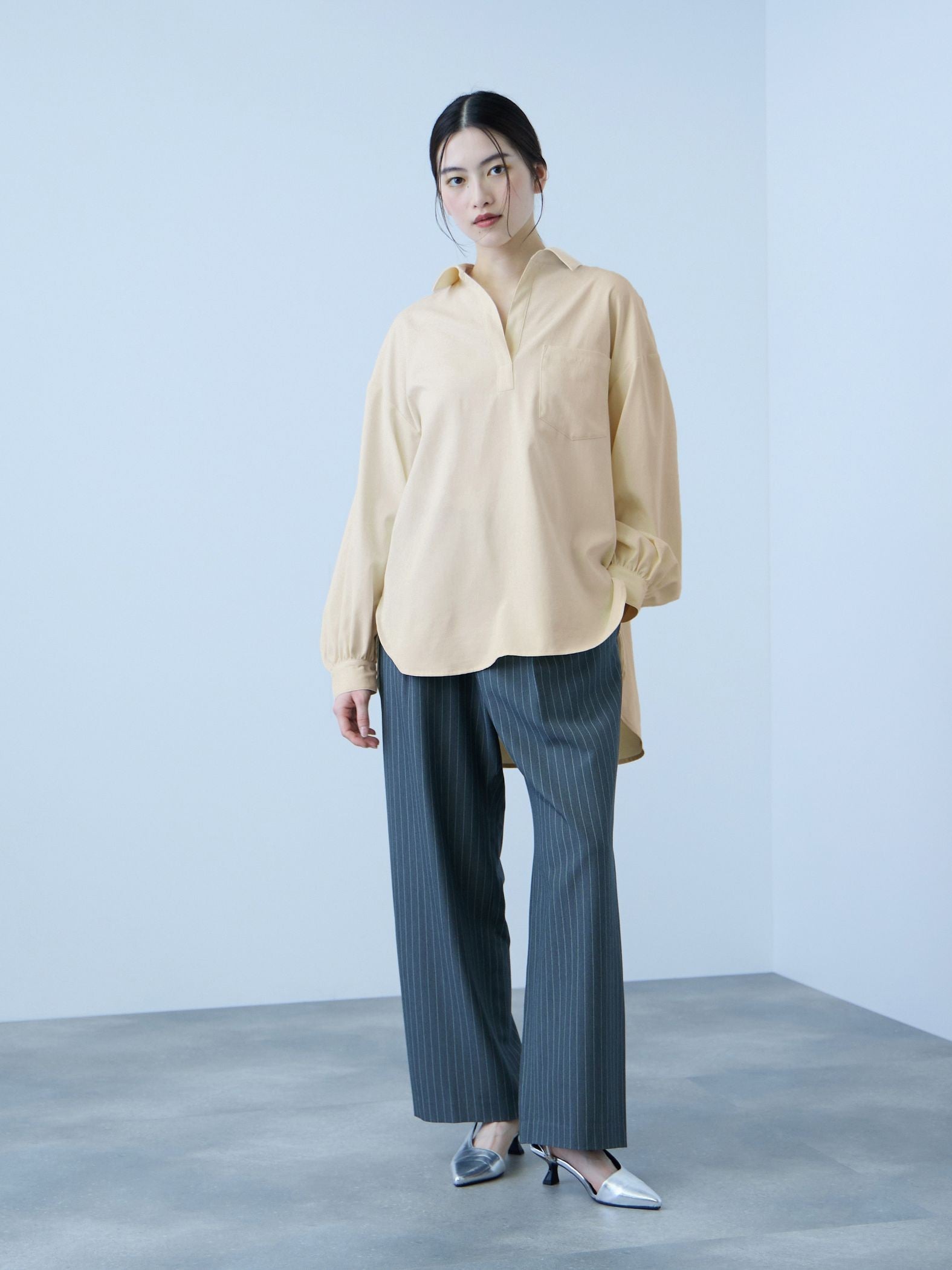 ポケットスキッパーシャツ