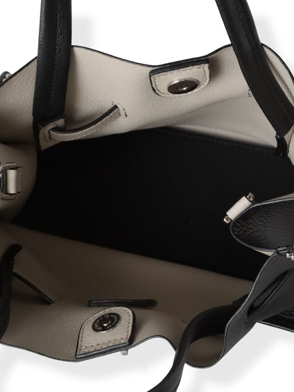 【VIOLAd'ORO】スタッズ付きWフェイスレザートートバッグ