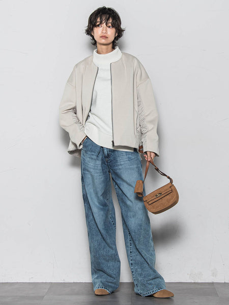 【楽・美・軽】ハイネックプルオーバー≪手洗い可能≫