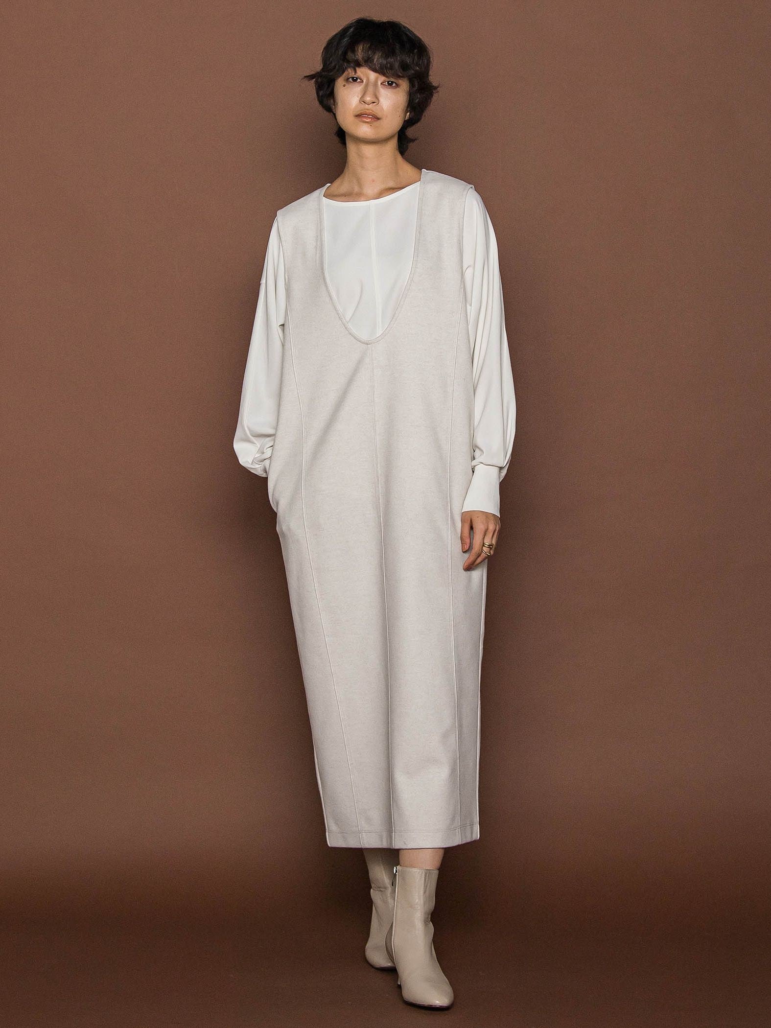 【楽・美・軽】ー3kg見えIラインワンピース≪手洗い可能≫