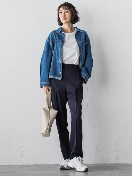 【大きいサイズ】【受注会限定】刺繍ロゴ入りカットソー