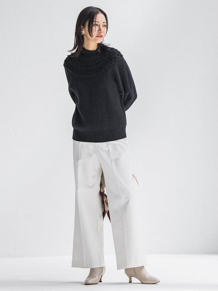 カシミヤシルクシアーラメタートル≪WEB限定カラー/手洗い可能≫