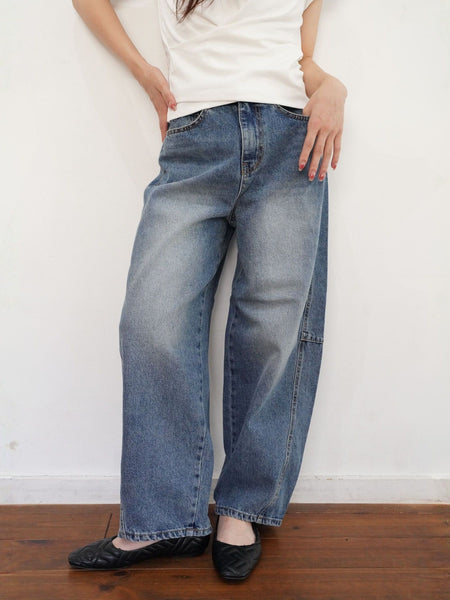 Barrel Curve Denim≪洗濯機で洗える≫